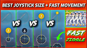 PERFECT JIGGLE MOVEMENT✅ + JOYSTICK SIZE🔥 in BGMI/PUBG MOBILE | 4 Finger Claw Pubg Mobile ❌✅