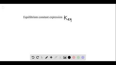 Explain how to write an equilibrium constant expression.