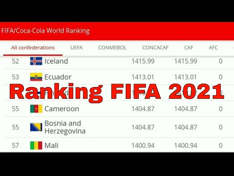 Ranking FIFA 2021, Ranking FIFA, Ranking FIFA indonesia terbaru