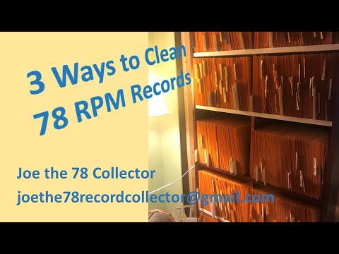 3 Ways to Clean 78 RPM Records
