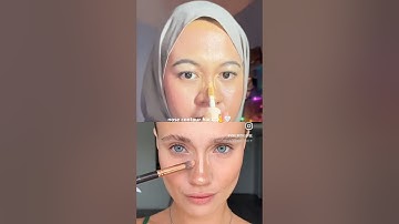 nose contour hacks🤍👃 #makeup #makeuptips #makeuphack #beauty #contourhack #concealerhacks #contour
