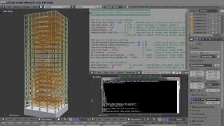 Building a Constraint Based Structure Automatically via the Constraint Builder addon (INACHUS)