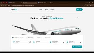 SkyTrail | HTML, CSS, JavaScript | WS301