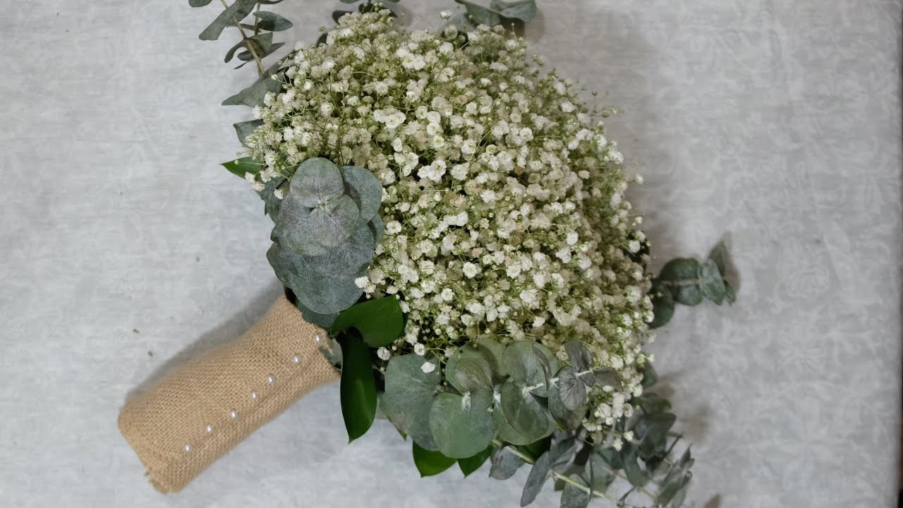 Fresh Baby's Breath Flower, DIY Wedding Flowers