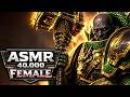 Female Warhammer Lore ASMR | Vulkan and Salamanders Explained | Whispered 40k To Sleep To
