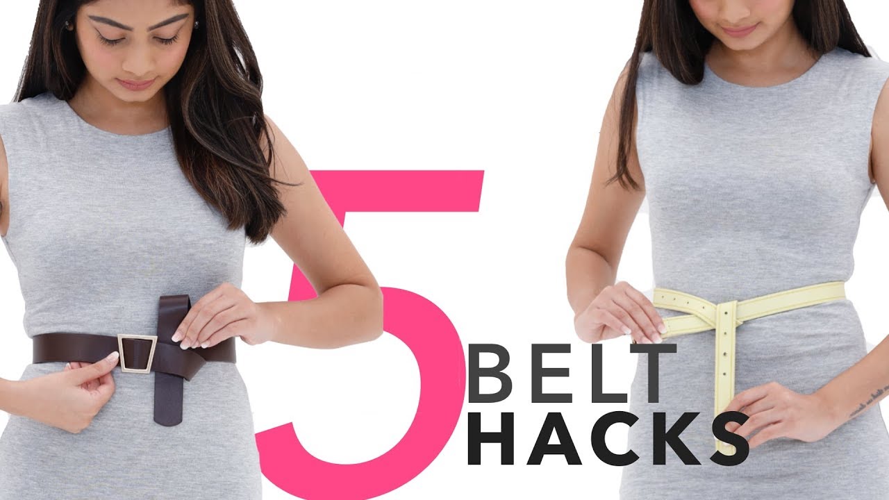 5 Ways To Wear A Belt | Glamrs Style Hacks!