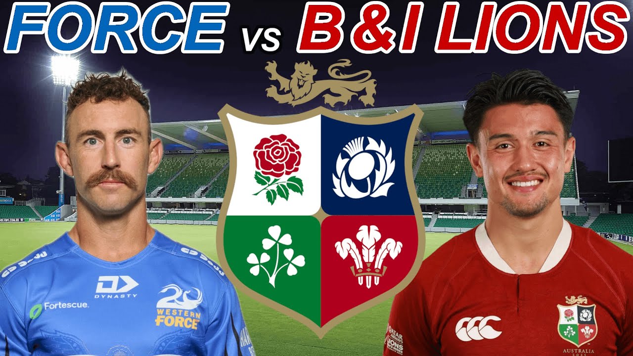 WESTERN FORCE vs BRITISH AND IRISH LIONS 2025 Live Commentary - YouTube