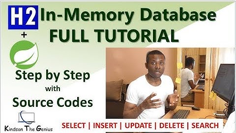 H2 In-Memory Database with Spring(Complete Tutorial 2019)