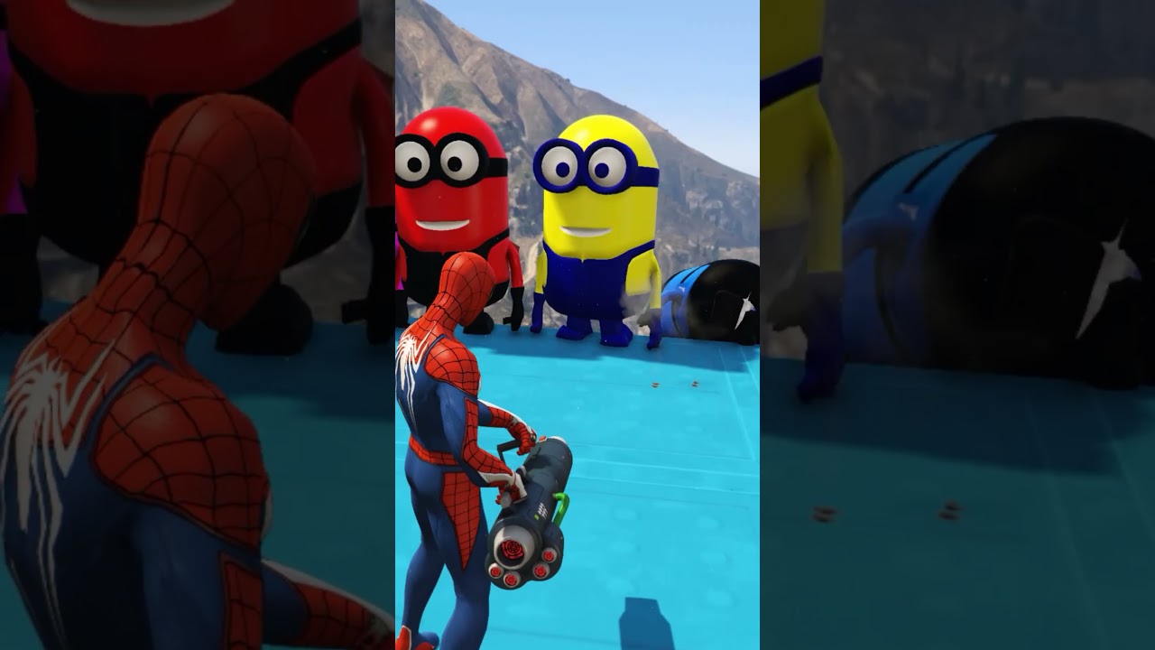 Epic Spider-Man Ragdoll Fails in GTA 5! 😆 