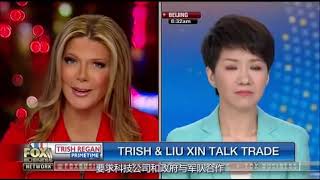 FOX Business’ Trish Regan talks with CGTN’s Liu Xin on trade and intellectual property h265