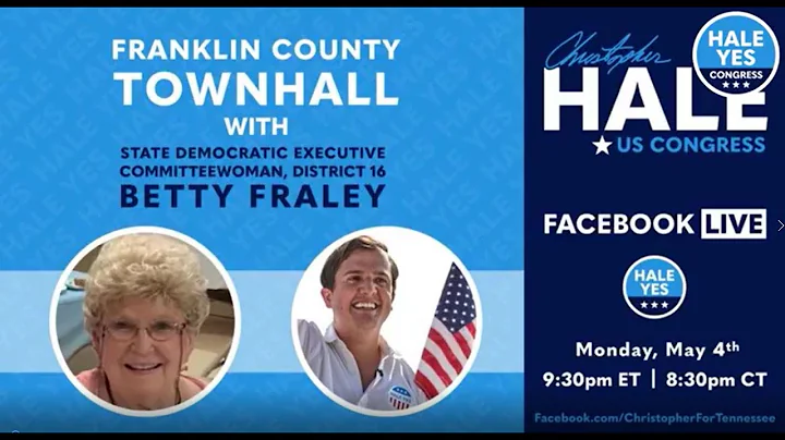 Christopher Hale Facebook Live Town Hall with Bett...