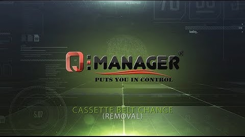 Cassette Belt Change Removal - Retractable Belt Post