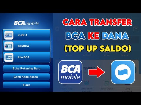 Cara Transfer BCA ke Dana || Top Up Saldo Dana Lewat m-Banking BCA