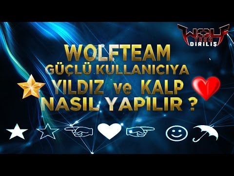 BİLGİSAYAR DİLİNİ KORECE YAPMA ! WOLFTEAM GÜÇLÜ KULLANICIYA YILDIZ KALP KOYMA !!