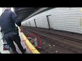 Bodycam Video Shows Police Rescue Blind Man Who Fell On Train Tracks