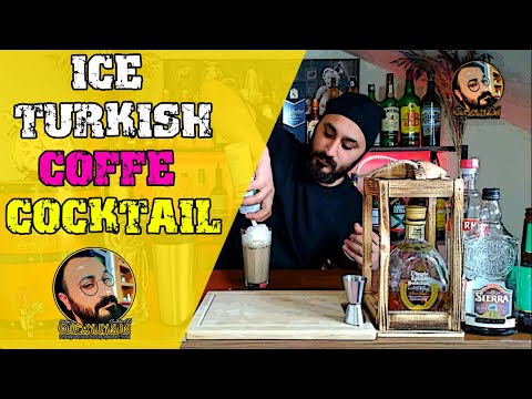 ICE TURKISH COFFE COKTAIL (Alkollü, Buzlu ve Sütlü Türk Kahvesi) Smirnoff Vodka, Sierra Likör