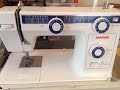 2/ أول درس في تعليم الخياطة - تجهيز المكينة جانوم للعمل / How to Thread a Janome Sewing Machine