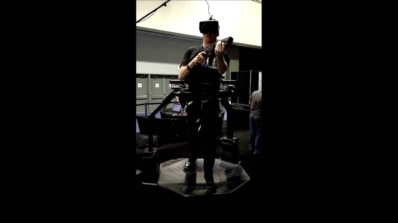 vr walking platform youtube