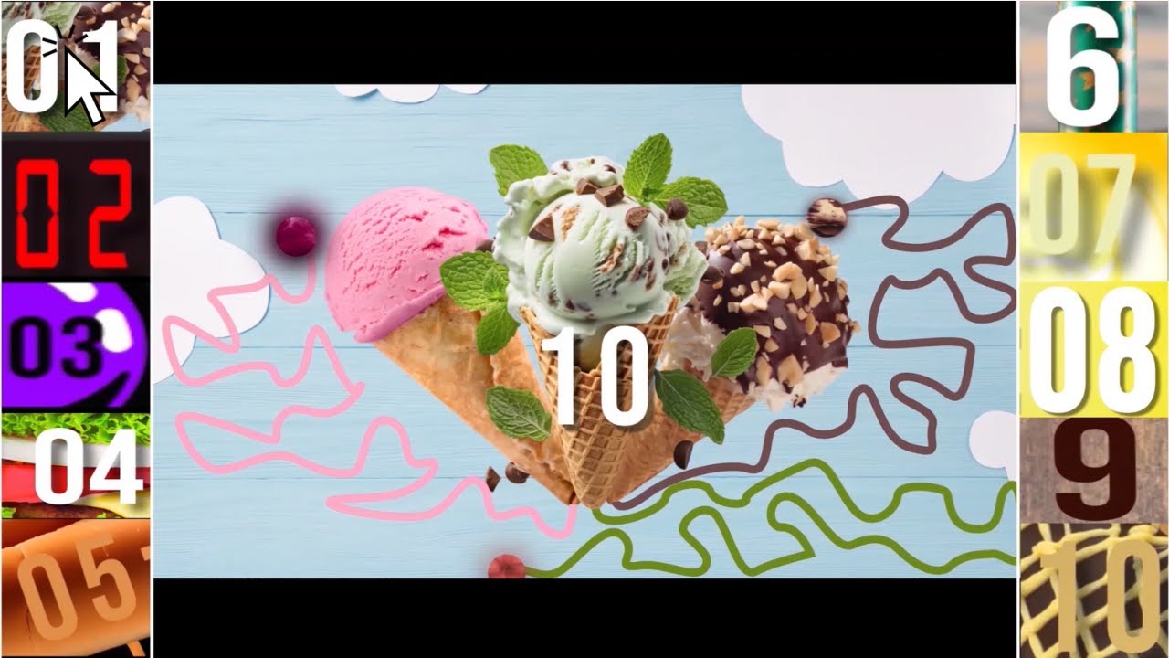 Top 10 Best Visual Countdown Numbers - Episode #1