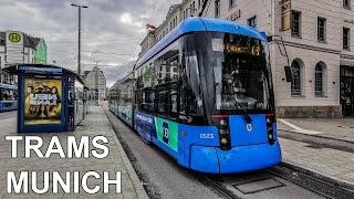 🇩🇪 Trams in Munich / Straßenbahn München (2022) (4K)