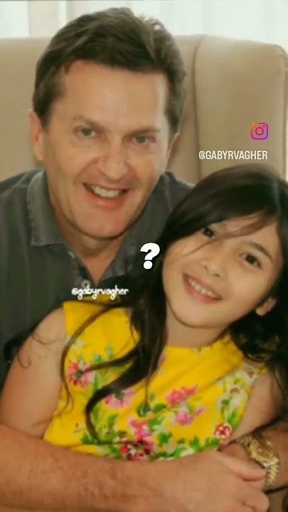 gaby rosse with daddy