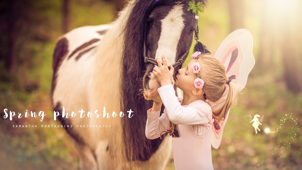 MAGIC SPRING PHOTOSHOOT 🌸 | With Pony and Horses