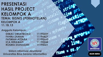 PRESENTASI FINAL PROJECT DASAR PEMOGRAMAN KELOMPOK A | UBSI MERDEKA