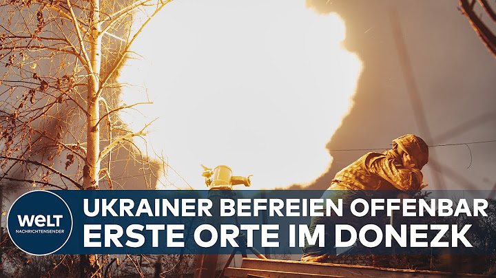 UKRAINE-KRIEG: Erste Erfolge der Gegenoffensive? Ukrainische Truppen erobern Teile im Donezk zurück