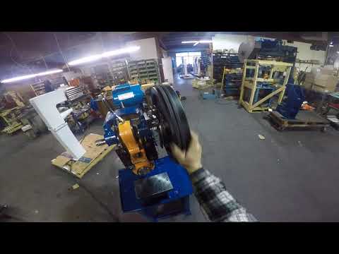 Azimuth clinching press