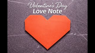 Valentines Day Love Note | Less Than 1 minute @ThisIsHow007