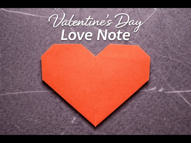 Valentine's Day Love Note | Less Than 1 minute - YouTube
