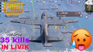 35 kills record in livik full gameplay | PUBG mobile | killer op