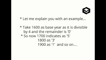 Find day for any date | How to solve calendar problems in just few easy steps