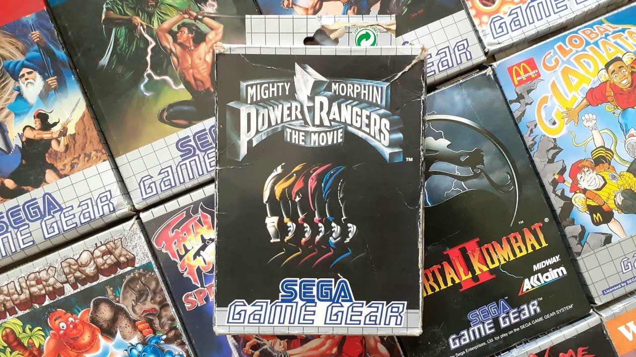 MIGHTY MORPHIN POWER Rangers: The Movie Sega Genesis 1995 cartouche