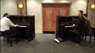 Maple Leaf Rag in 12 keys and 4 time signatures, 2 pianos