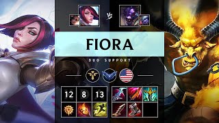Fiora Support vs Alistar - NA Diamond Patch 25.16