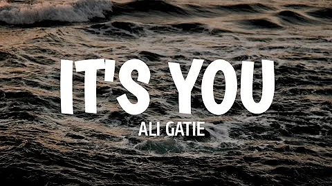 Ali Gatie - It's You (Lyrics) #lyrics #xenotrapmusic