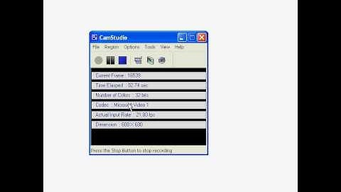 How to make camstudio recording screen bigger