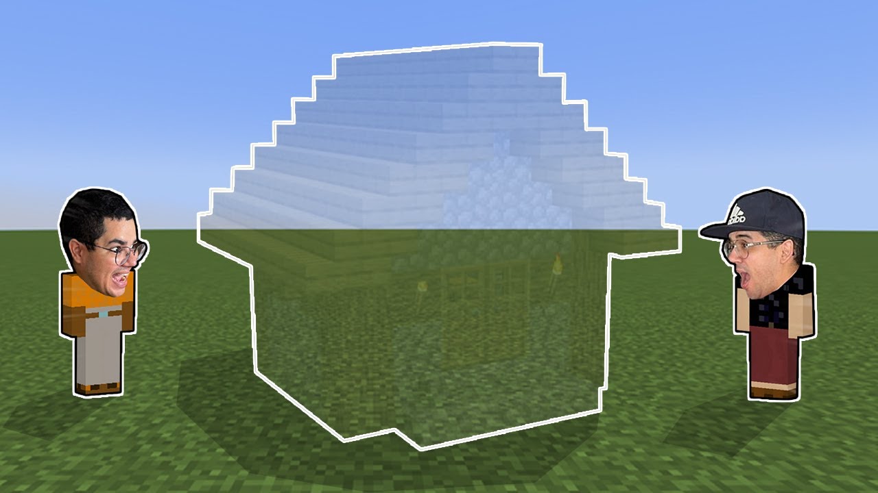 O MISTÉRIO DA CASA INVISÍVEL NO MINECRAFT!