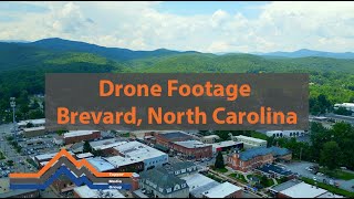 Drone Footage Of Brevard, North Carolina 4k Downtown Brevard Nc From Above Drone Video