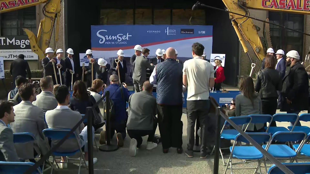 ⁣Mayor Eric Adams Delivers Remarks at Groundbreaking for Sunset Pier 94 Studios