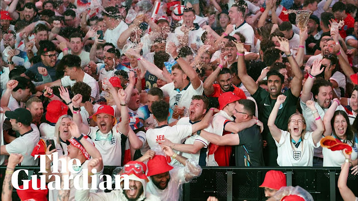 Fans in London go wild as England equalise in Euro 2024 final