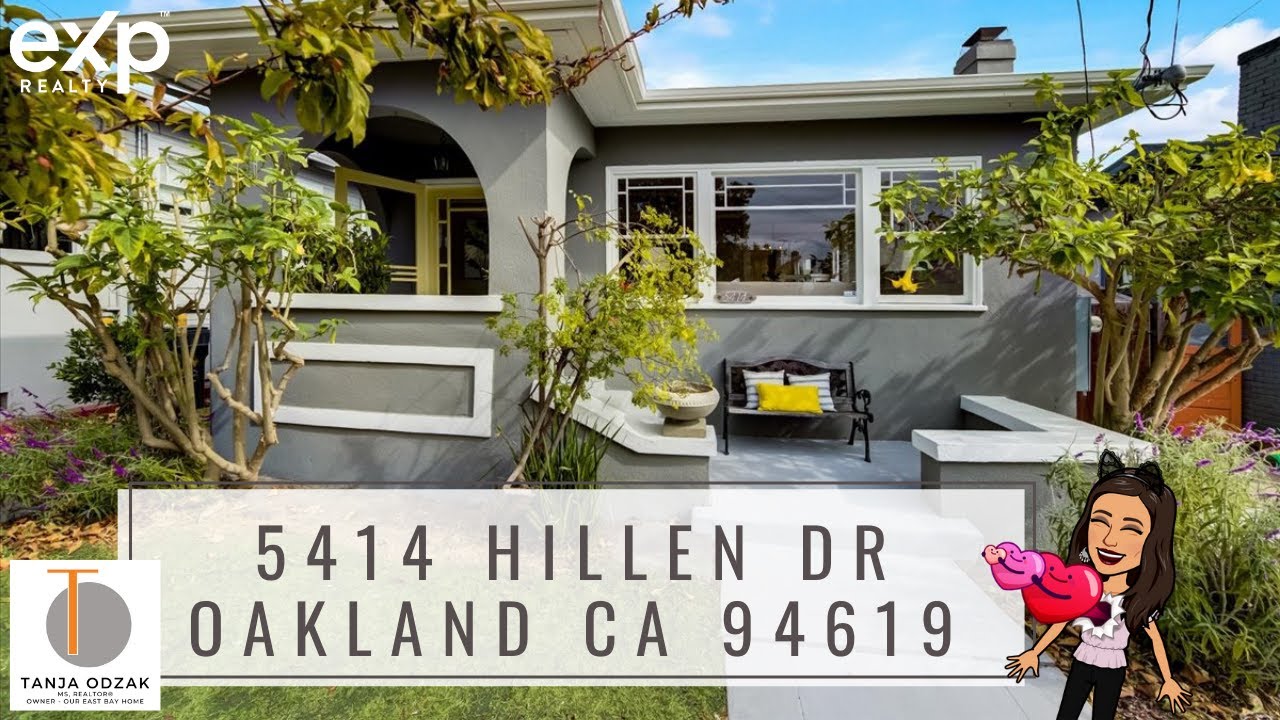 Homes for Sale Oakland CA: 5414 Hillen Dr *MOST ADORABLE* Craftsman! Magical Backyard Garden Retreat