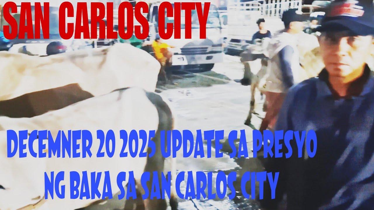 December 20, 2025 Update sa Presyo ng Baka sa San Carlos City Livestock Market