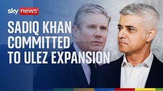 London Mayor Sadiq Khan remains committed to ULEZ expansion, Sky News understands screenshot 5