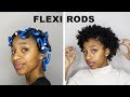 Flexi Rods on Short Natural Hair Using Palmer's NEW Natural Fusions Style Hold
