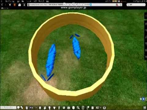 secondlifeでミミズみたいな生き物作ってみた