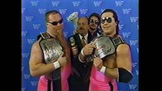 Hart Foundation & Jimmy Hart Meadowlands promo - aired 2/28/87