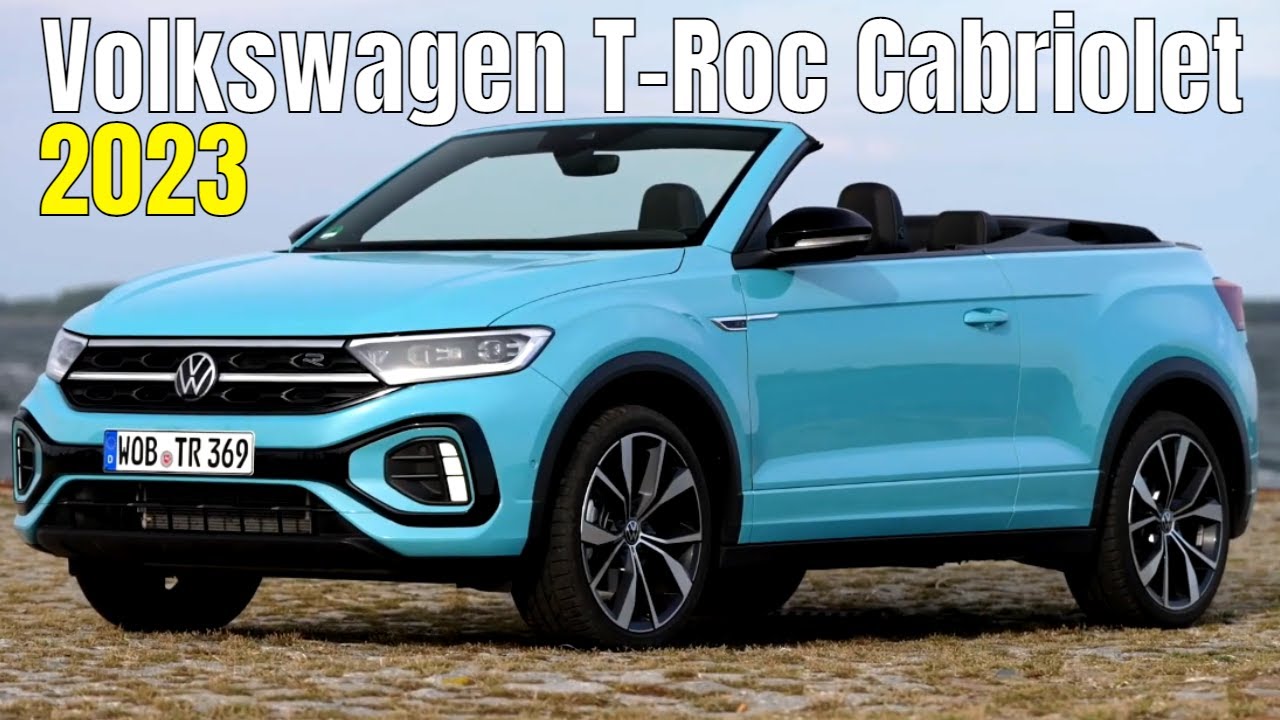 2023 Volkswagen T-Roc Cabriolet in Teal Blue 