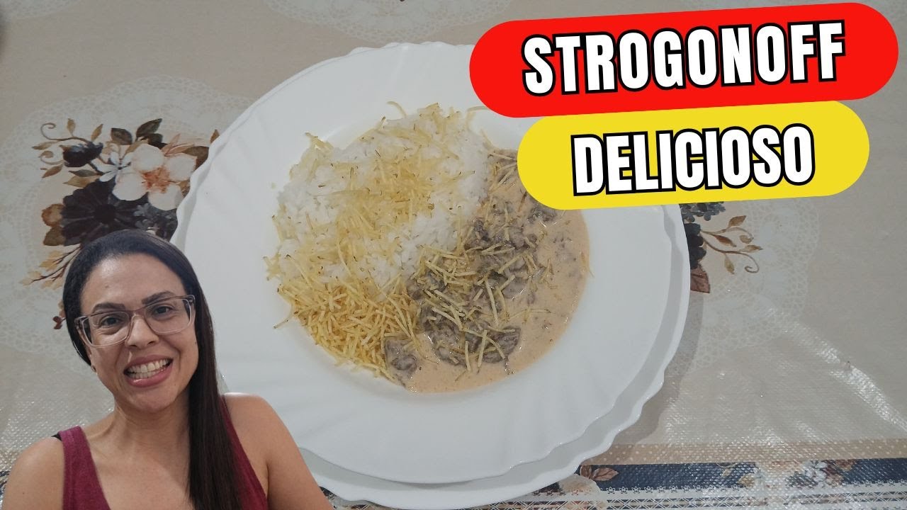 👉 STROGONOFF DE CARNE SIMPLES E DELICIOSO 😋  Passo a passo completo